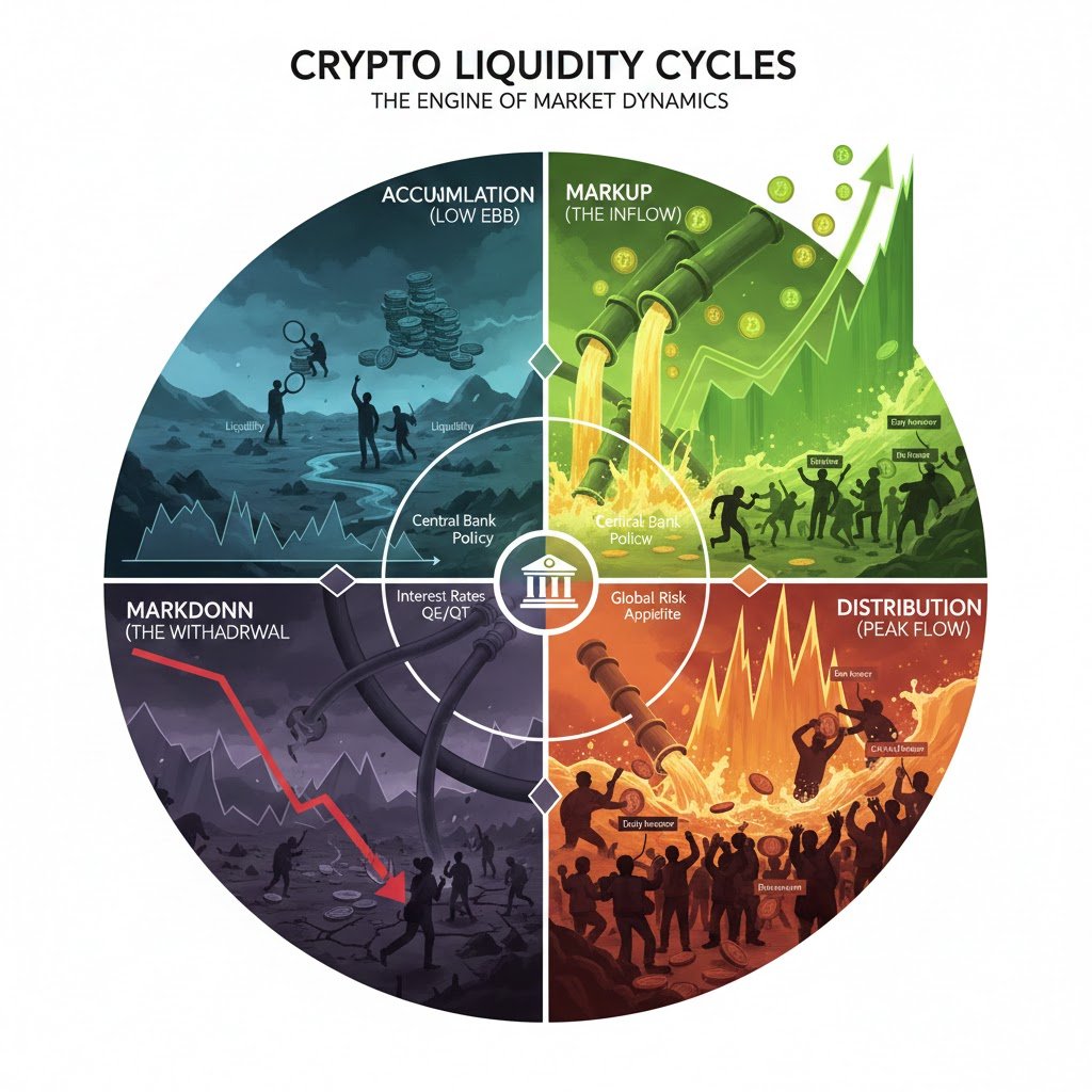 crypto -How Crypto Liquidity Cycles Work (And Why They Matter More Than Price Predictions