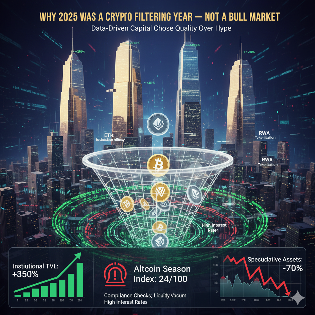Crypto-Why 2025 Was a Crypto Filtering Year — Not a Bull Market