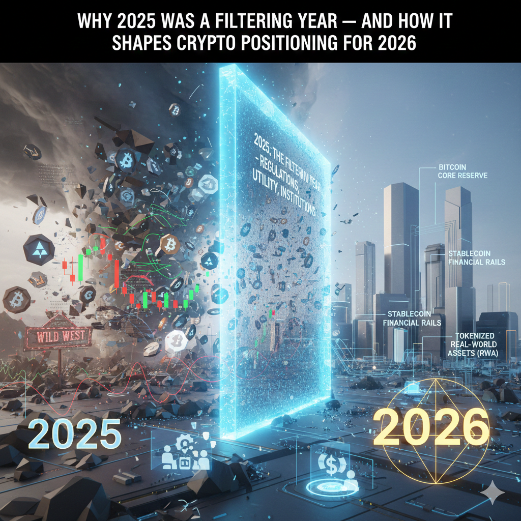 Crypto-Why 2025 Was a Filtering Year — And How It Shapes Crypto Positioning for 2026