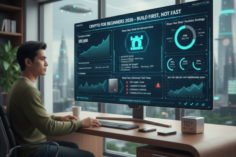 Crypto-Crypto for Beginners 2026 – Build First, Not Fast