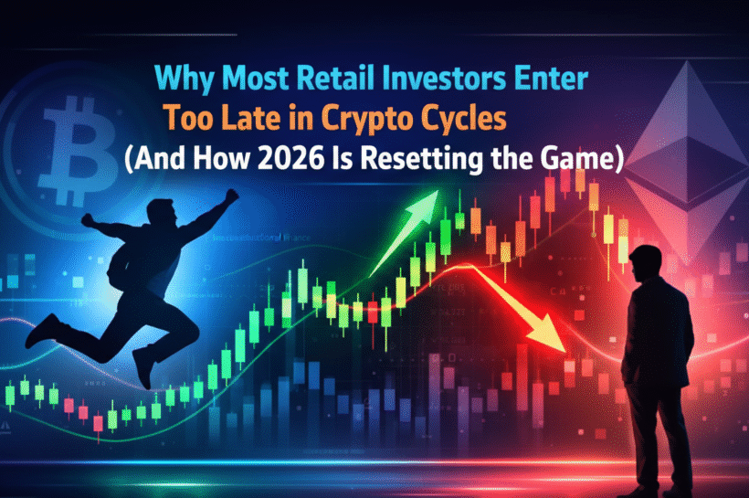 Crypto-Why Most Retail Investors Enter Too Late in Crypto Cycles (And How 2026 Is Resetting the Game)