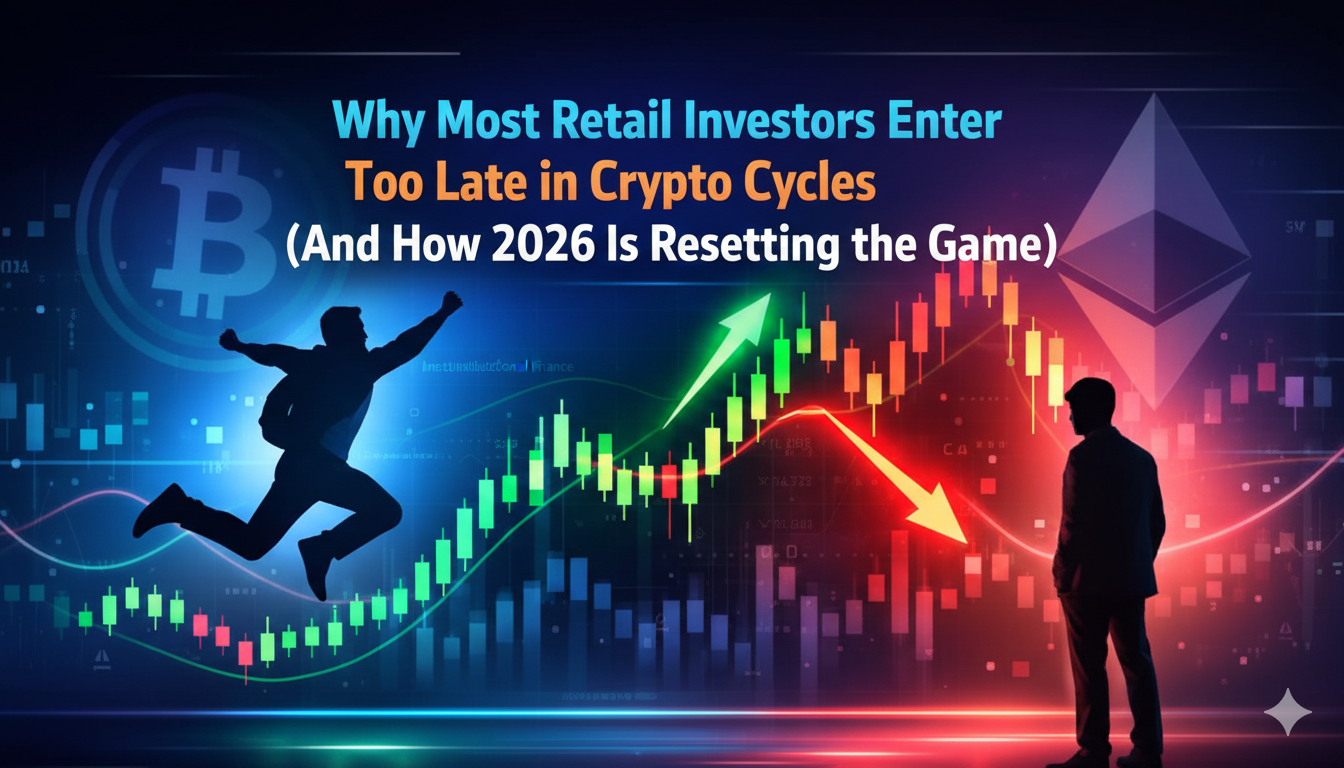Crypto-Why Most Retail Investors Enter Too Late in Crypto Cycles (And How 2026 Is Resetting the Game)