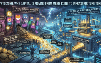 Crypto-Crypto 2026 Why Capital Is Moving From Meme Coins to Infrastructure Tokens