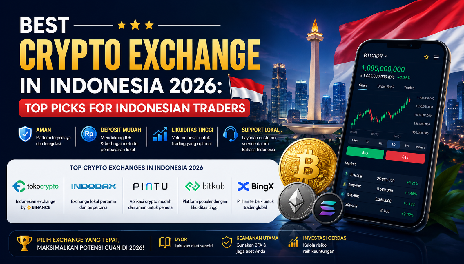 best crypto exchange in indonesia 2026