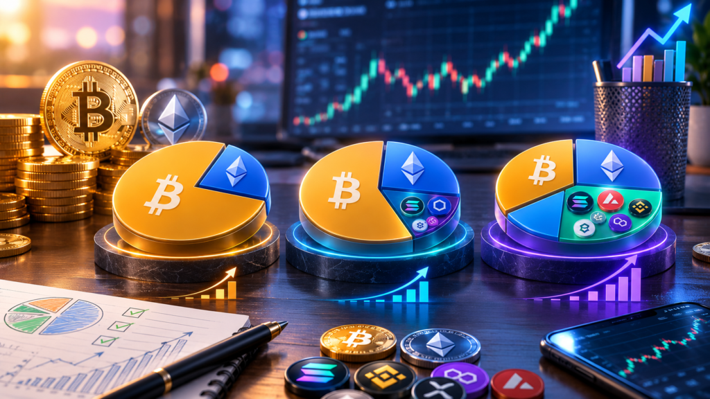 how to build crypto portfolio beginners 2026-3 Simple Allocation Models for Beginners in 2026