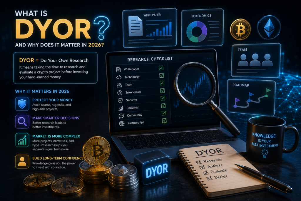 how to research crypto before investing 2026-What is DYOR and Why Does It Matter in 2026?