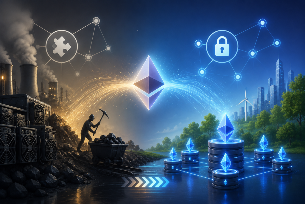 what is ethereum 2026-The Evolution of Consensus: From Proof-of-Work to Proof-of-Stake (The Merge)