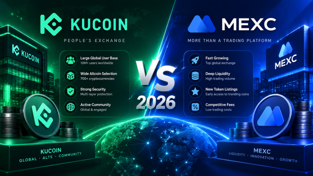 kucoin vs mexc 2026-MEXC vs KuCoin: Overview and Market Positions in 2026