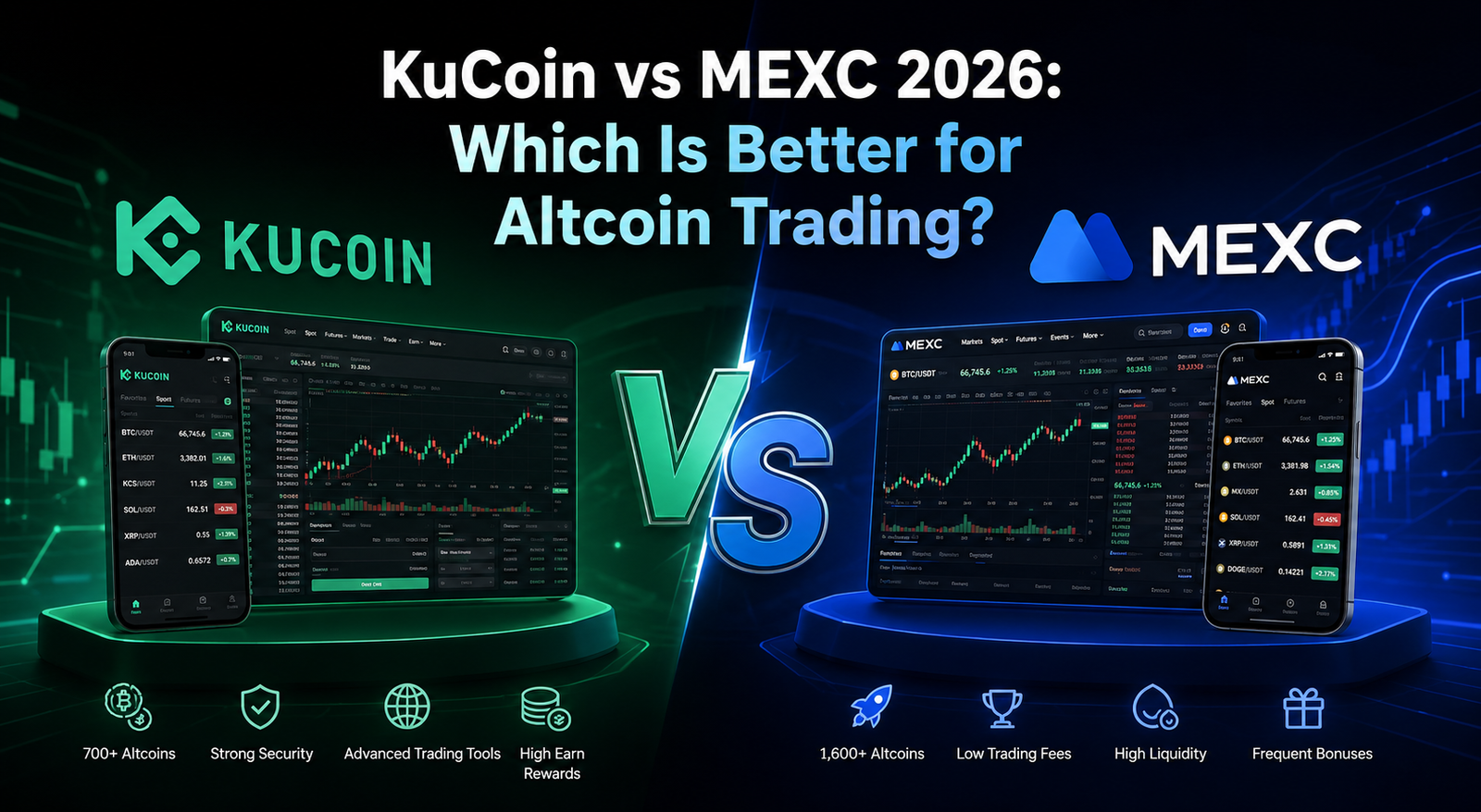 kucoin vs mexc 2026-KuCoin vs MEXC 2026: Which Is Better for Altcoin Trading?