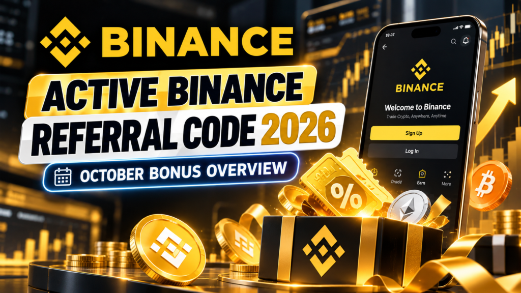 Binance Referral Code 2026-Active Binance Referral Code 2026: October Bonus Overview