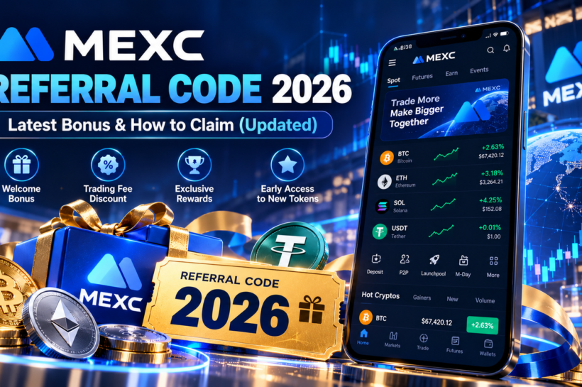 MEXC Referral Code 2026-MEXC Referral Code 2026 Latest Bonus & How to Claim (Updated)