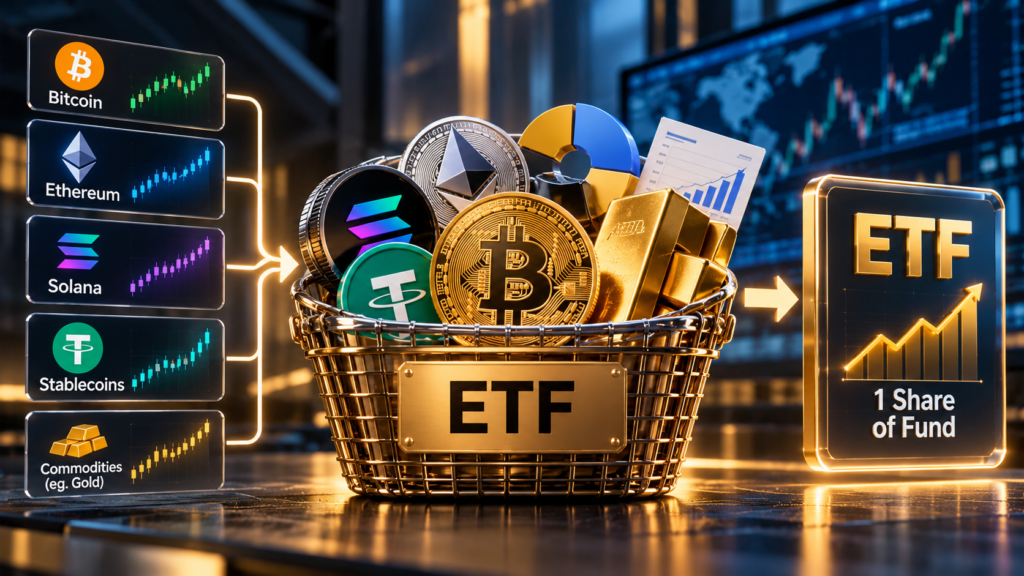 What Is a Crypto ETF 2026-Understanding the Basket Concept